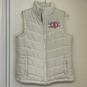 Monogrammed Vest